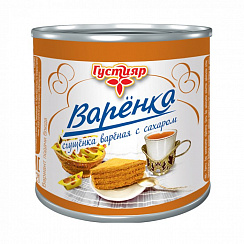 Варенка. Сгущенка вареная с сахаром, 4%, 370 г