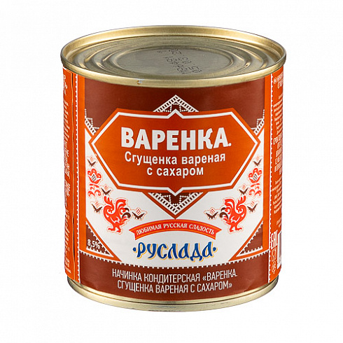 Варенка. Сгущенка вареная с сахаром, 8,5%, 370 г