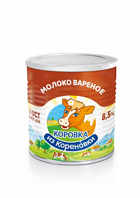 Молоко сгущенное с сахаром вареное 8,5%, 360 г